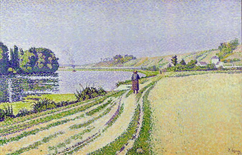 Herblay, La River, Paul Signac